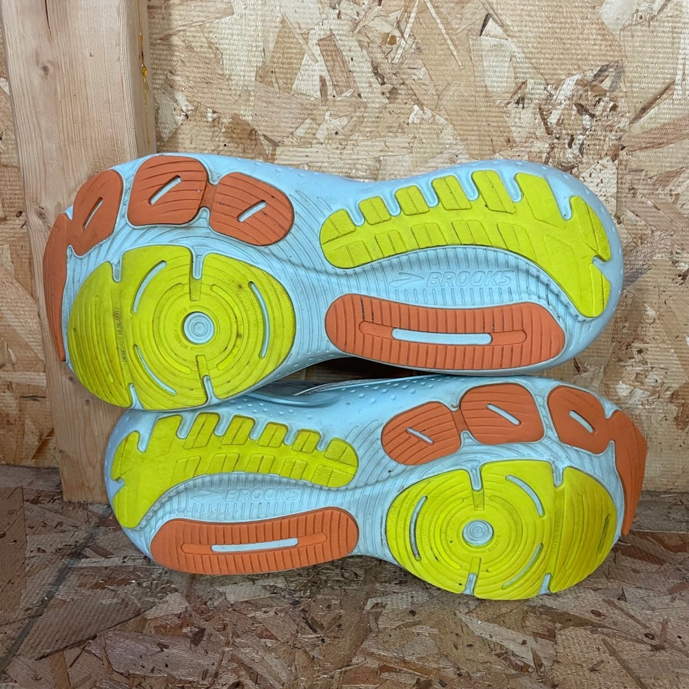 Brooks Glycerin 21 Women's Running Shoes Coconut Aqua Orange Sneaker Size 8.5B - Picture 13 of 16